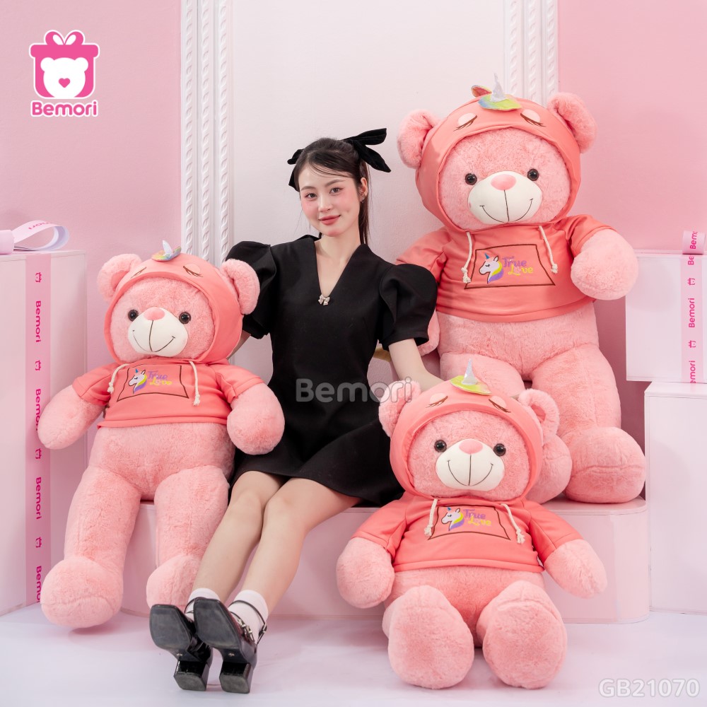 Gấu Bông Teddy Áo Nỉ Kì Lân