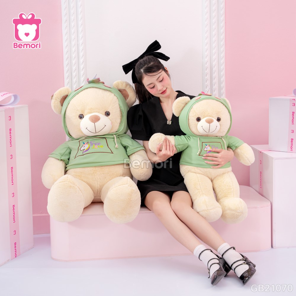 Gấu Bông Teddy Áo Nỉ Kì Lân