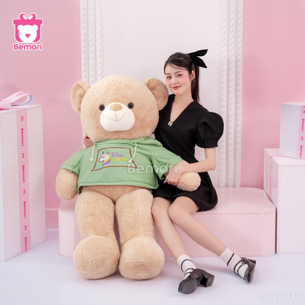 Gấu Bông Teddy Áo Nỉ Kì Lân