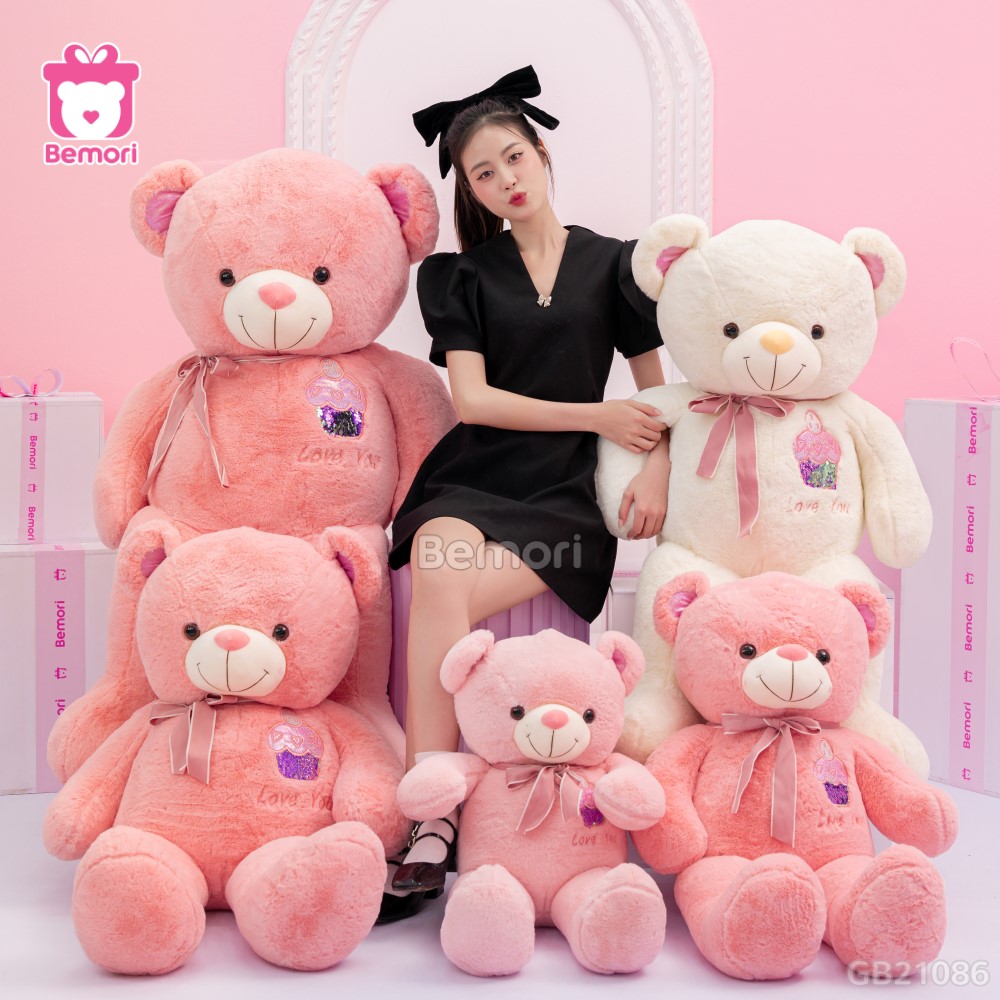 Gấu Bông Teddy Bánh Kem Bigsize