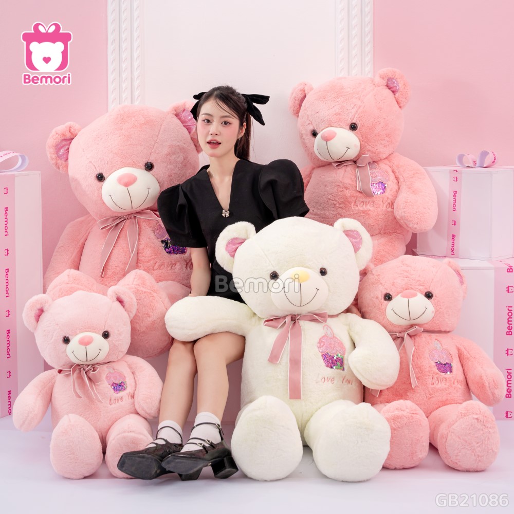 Gấu Bông Teddy Bánh Kem Bigsize