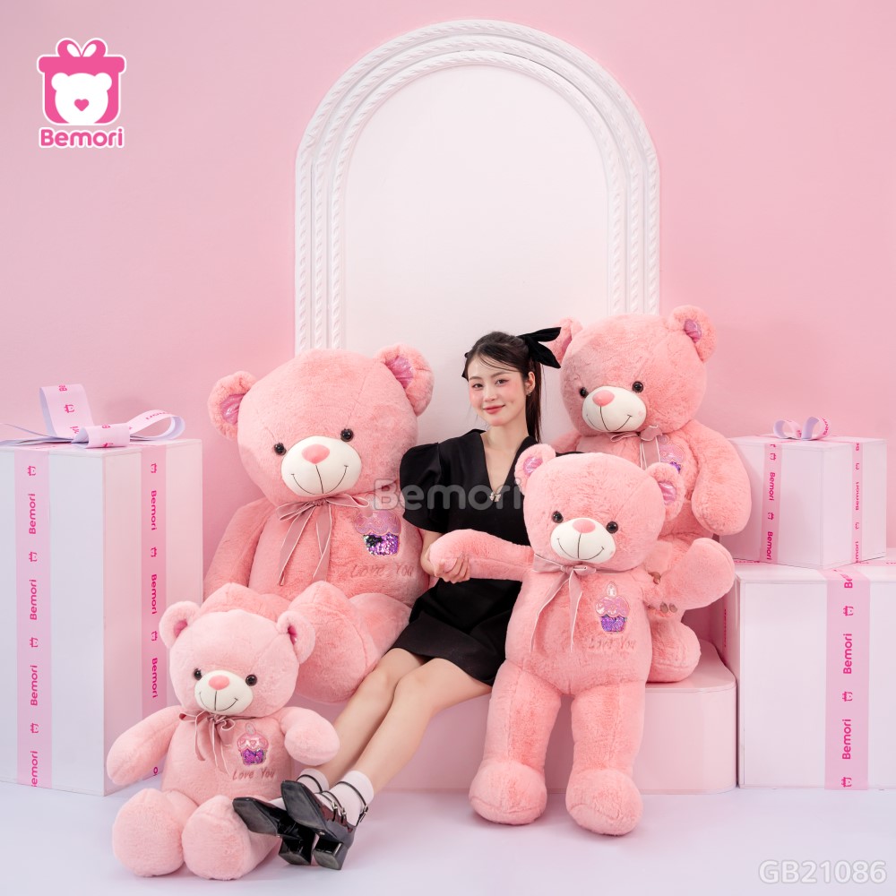 Gấu Bông Teddy Bánh Kem Bigsize