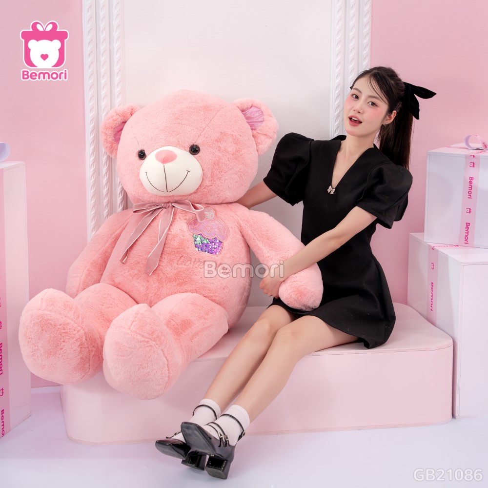 Gấu Bông Teddy Bánh Kem Bigsize