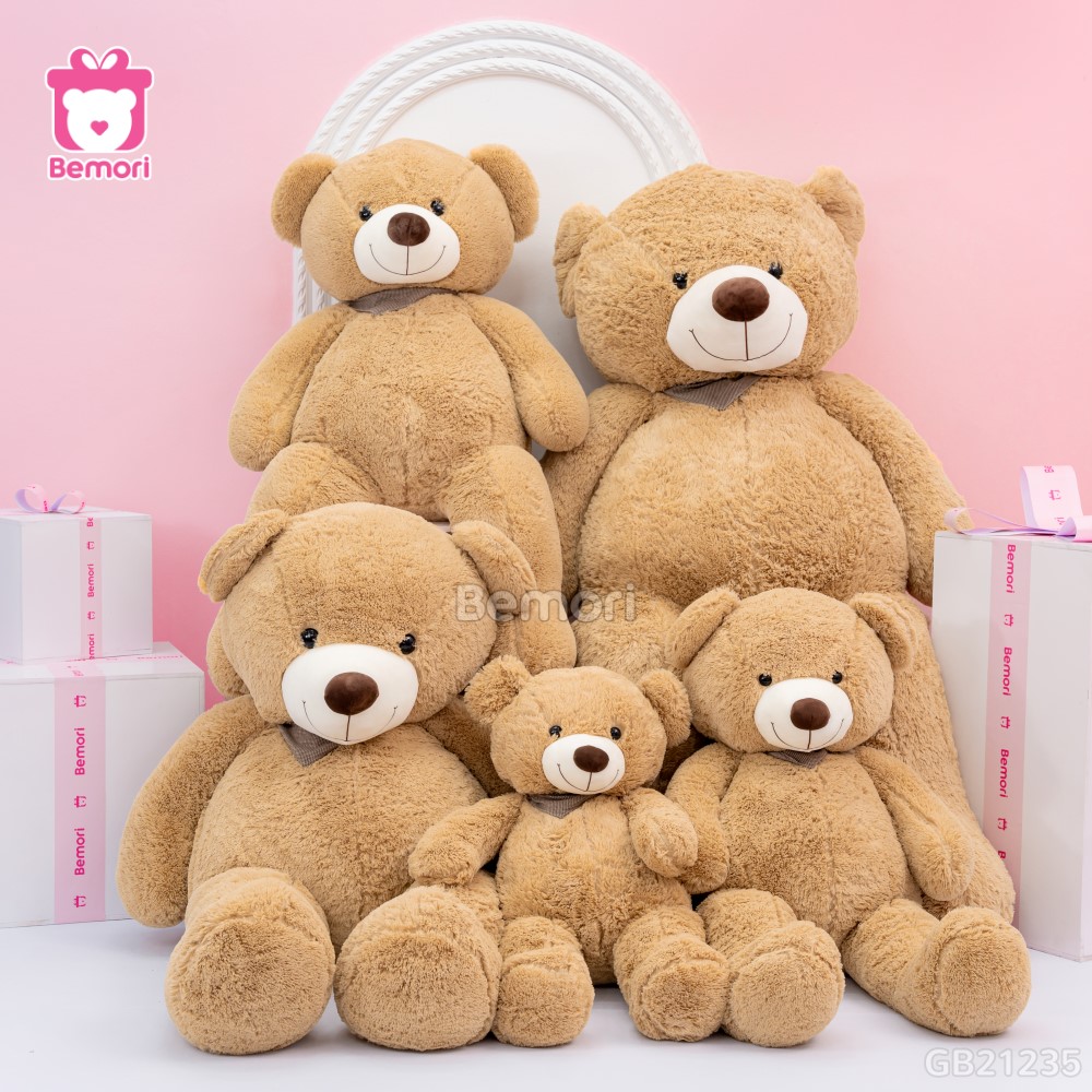 Gấu Bông Teddy Đeo Yếm Bigsize mềm mại, dễ thương