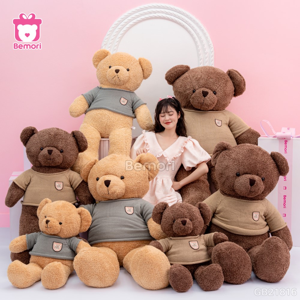 Gấu Bông Teddy Head Tales kiểu dáng bắt mắt và lịch lãm