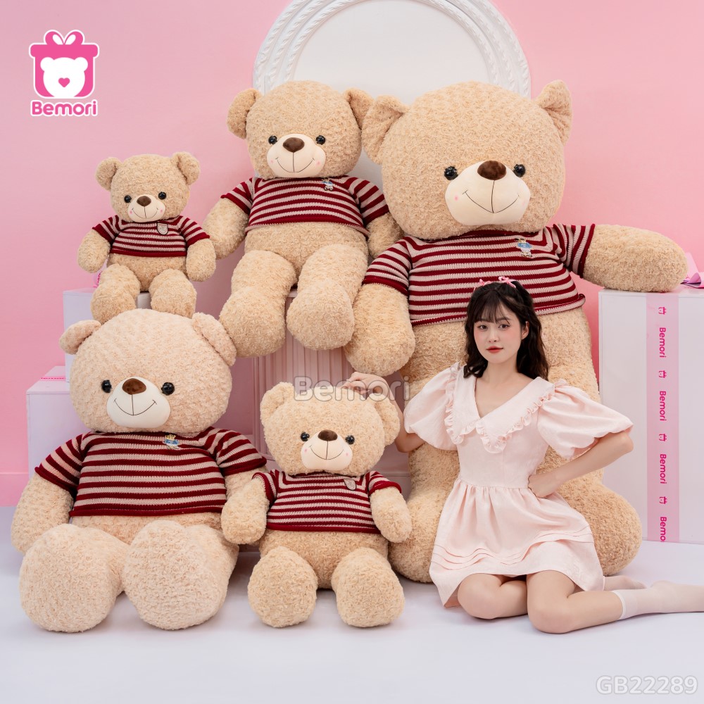 Gấu Bông Teddy Logo Baby nhồi bông cao cấp, tạo độ êm ái tuyệt vời