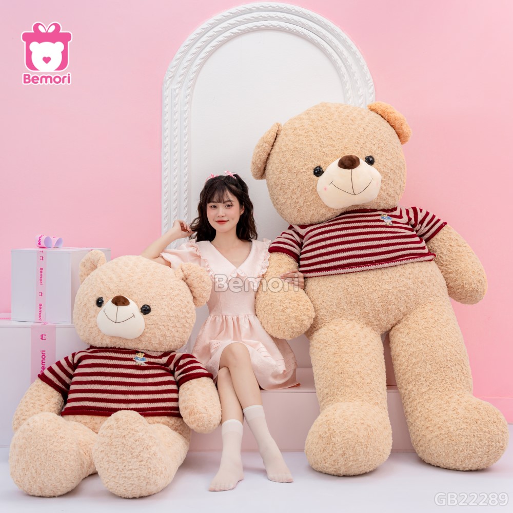 Gấu Bông Teddy Logo Baby có kích thước to bằng người