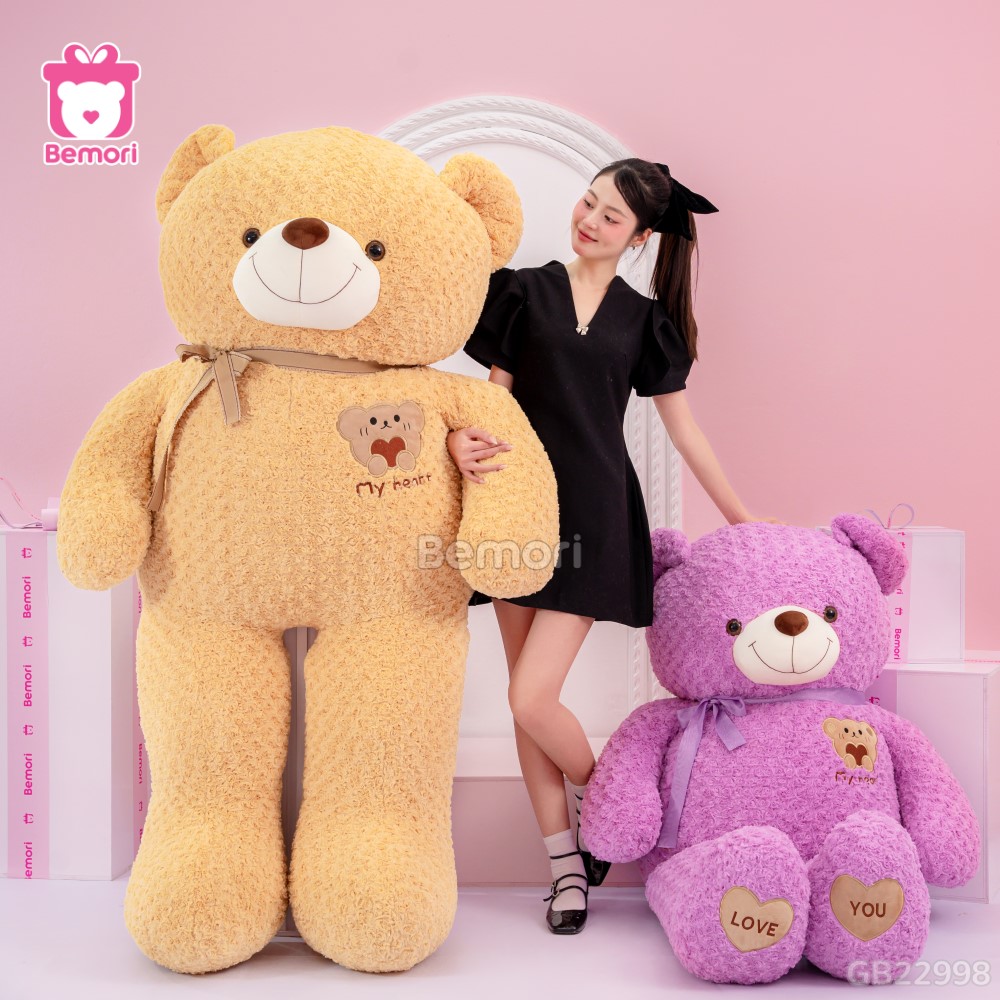 Teddy Mặt Gấu Ôm Tim