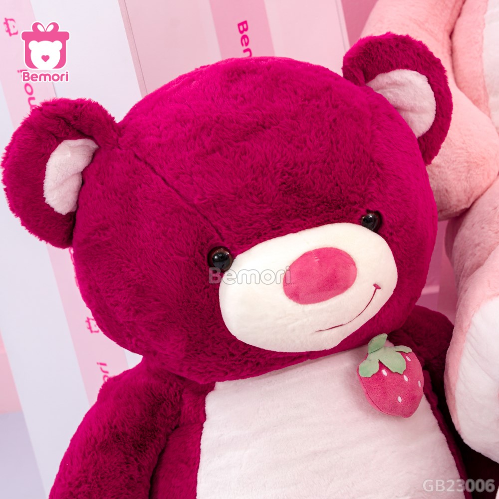 Gấu Bông Teddy Ngực Quả Dâu