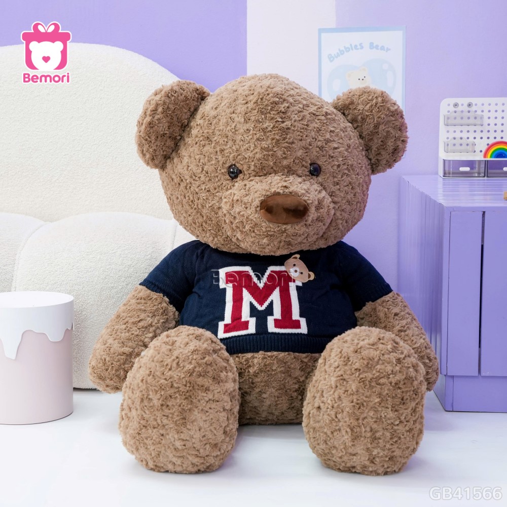 Gấu Bông Teddy Áo Len Chữ M