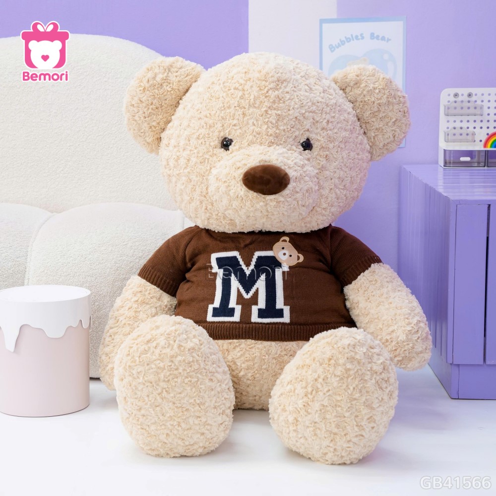Gấu Bông Teddy Áo Len Chữ M
