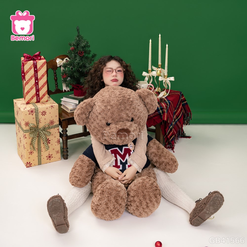 Gấu Bông Teddy Áo Len Chữ M