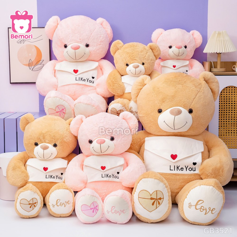 Gấu Bông Teddy Cầm Phong Thư