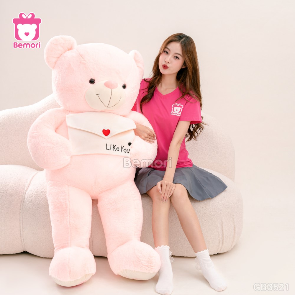 Gấu Bông Teddy Cầm Phong Thư (Big Size)