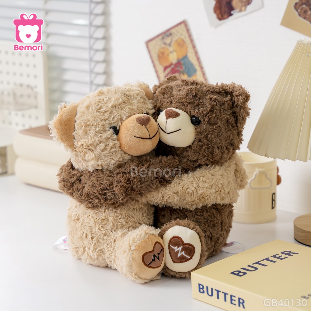 Gấu Bông Cặp Đôi BearHug - Gấu Hugo & Rosie