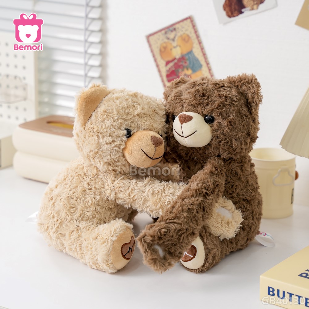 Gấu Bông Cặp Đôi BearHug - Gấu Hugo & Rosie ngọt ngào