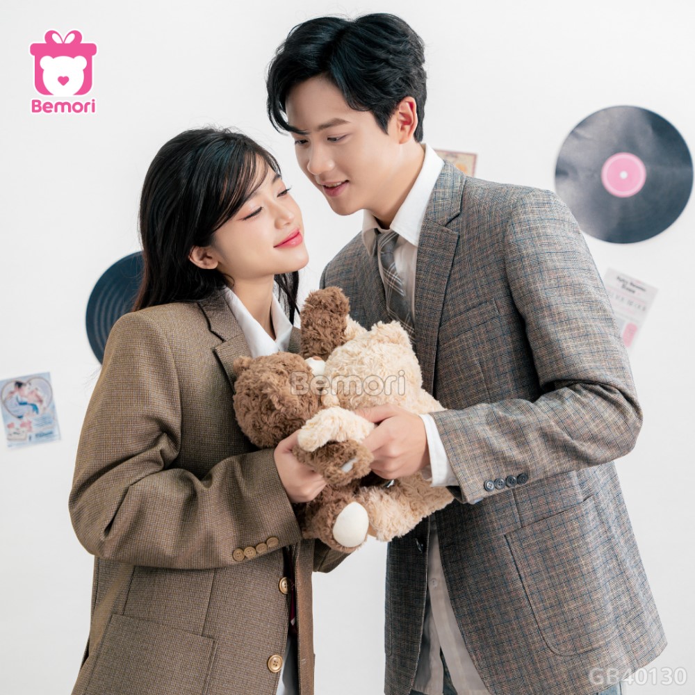 Gấu Bông Cặp Đôi BearHug - Gấu Hugo & Rosie