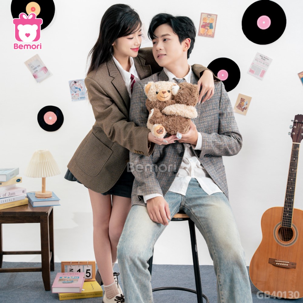 Gấu Bông Cặp Đôi BearHug - Gấu Hugo & Rosie