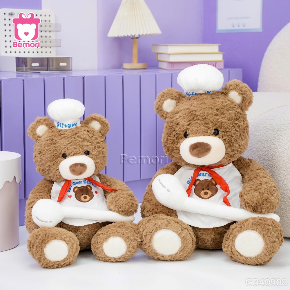 Gấu Bông Teddy Đầu Bếp