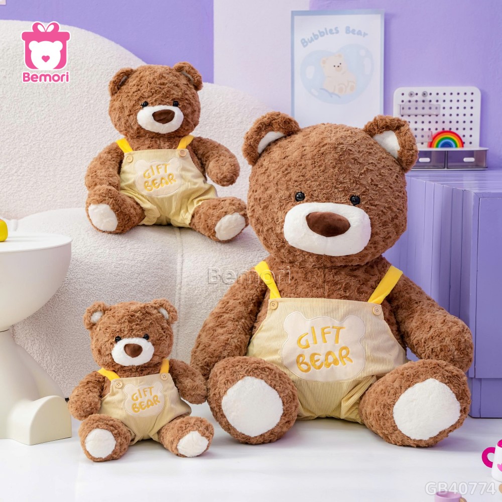 Gấu Bông Teddy Mặc Yếm Gift Bear