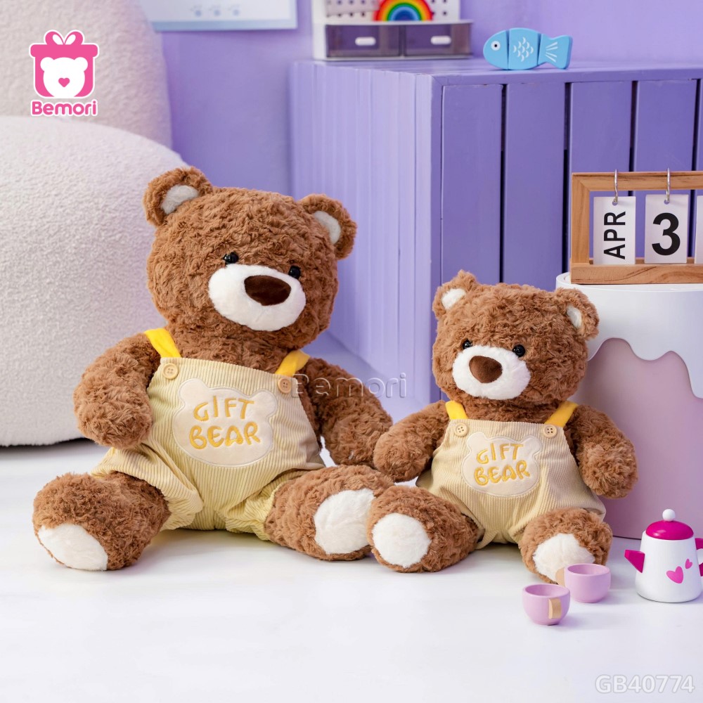 Gấu Bông Teddy Mặc Yếm Gift Bear