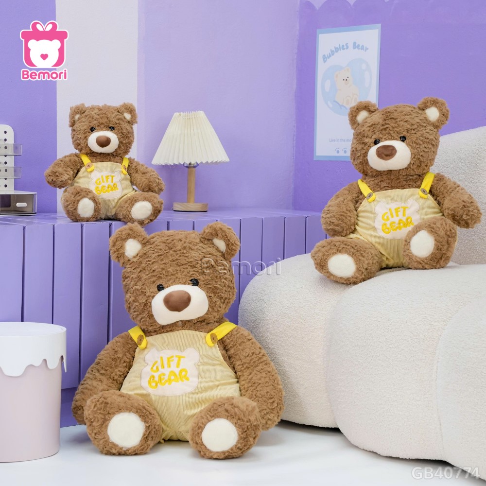 Gấu Bông Teddy Mặc Yếm Gift Bear