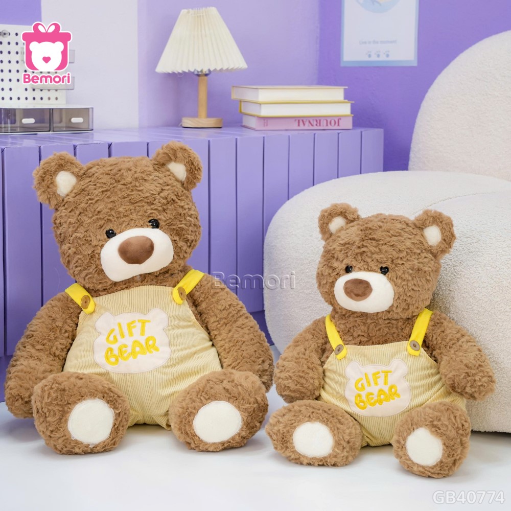 Gấu Bông Teddy Mặc Yếm Gift Bear