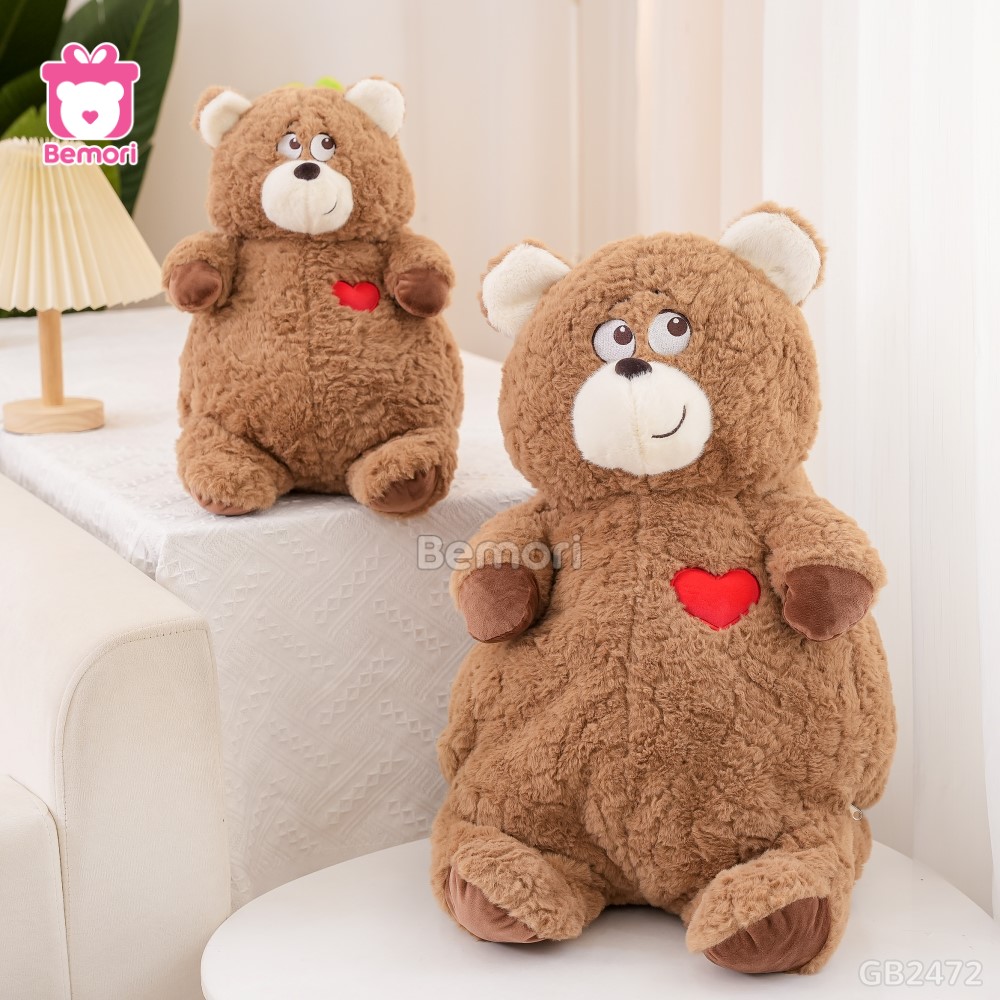 Gấu Bông Trái Tim 2in1