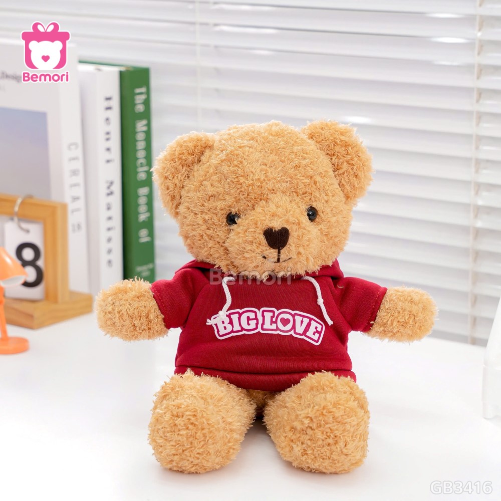 Gấu Bông Teddy Head Áo Big Love