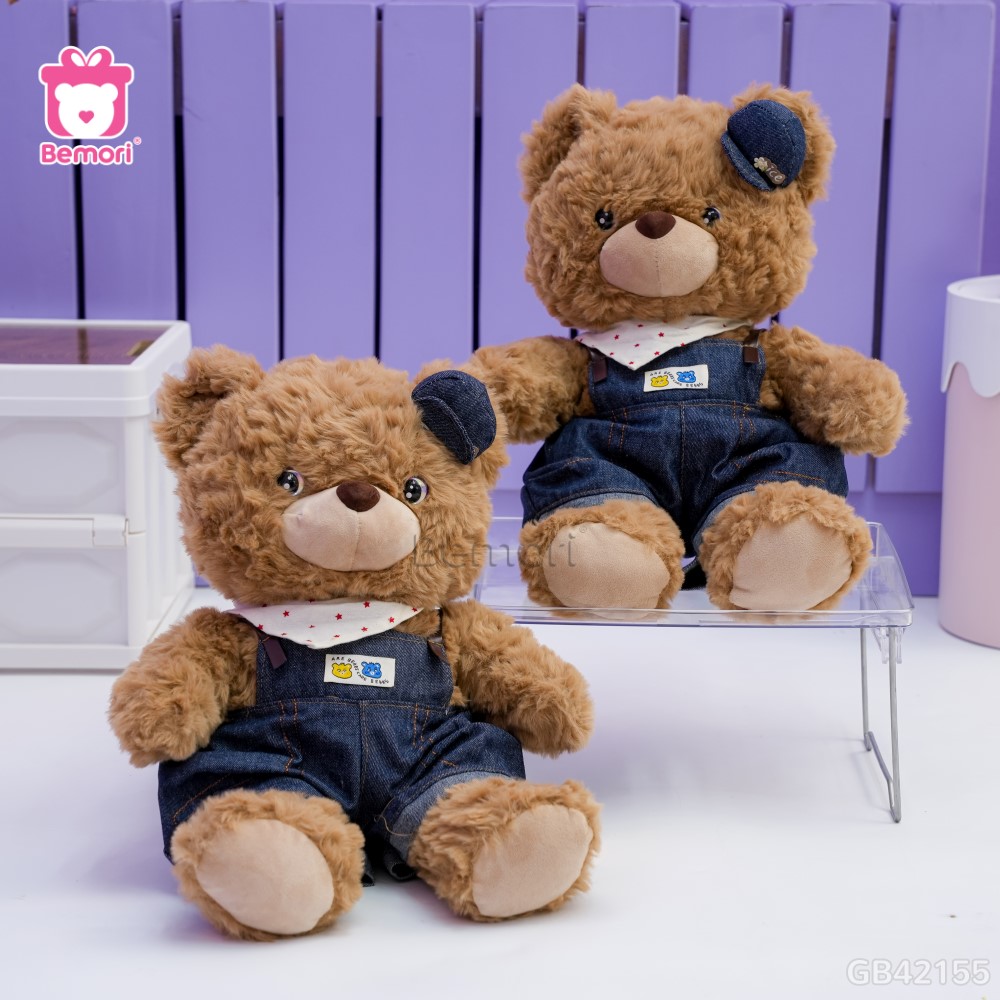 Gấu Bông Teddy Mocha Yếm Ong