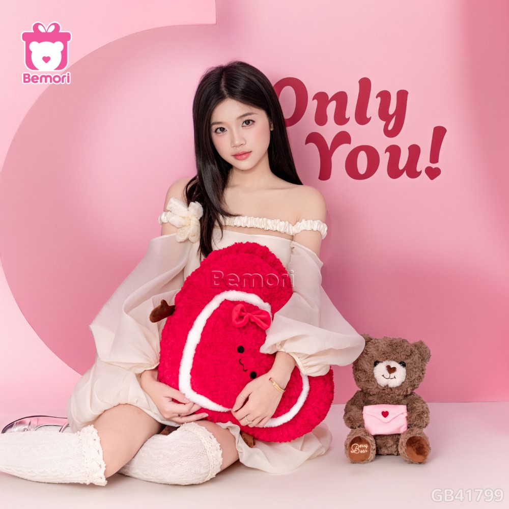 Gấu Bông Trái Tim Love Letter Bear