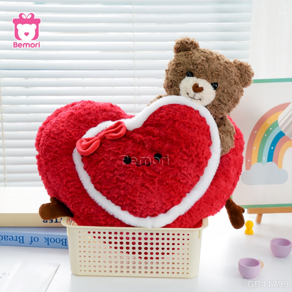 Gấu Bông Trái Tim Love Letter Bear