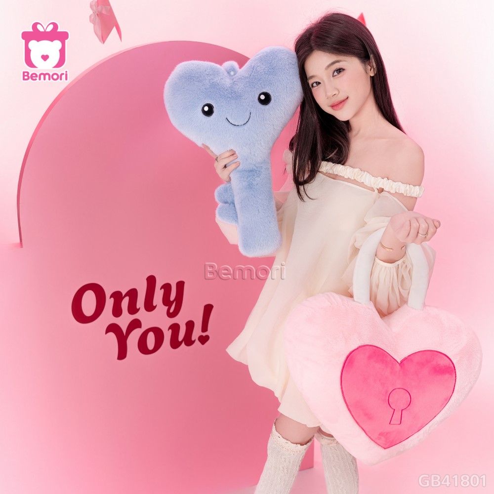 Gấu Bông Ổ Khóa Chìa Khóa Love Lock