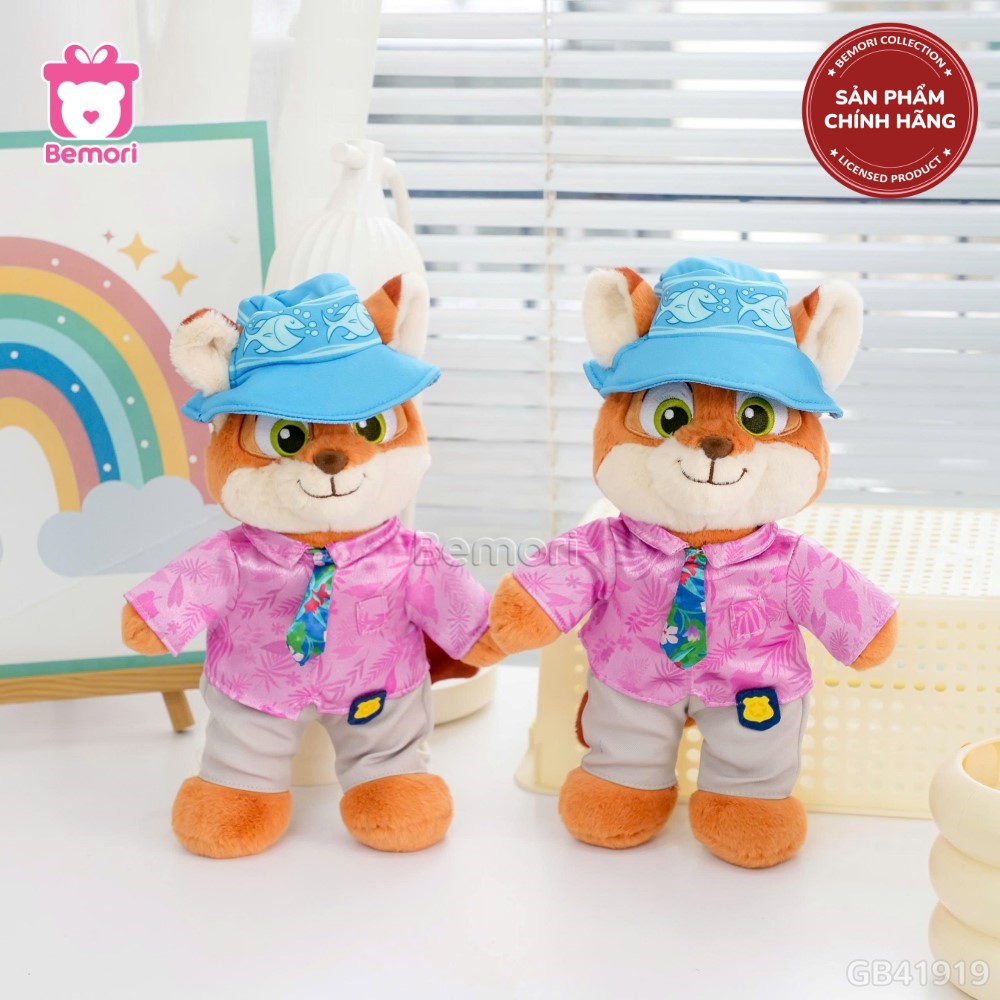 Gấu Bông Zootopia Đứng Đội Mũ Chính Hãng