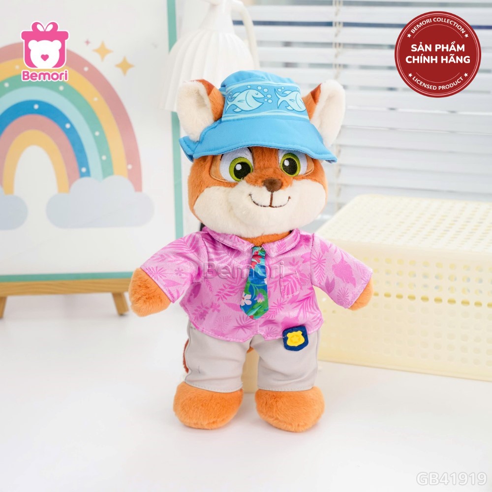 Gấu Bông Zootopia Đứng Đội Mũ Chính Hãng