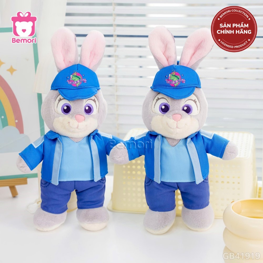 Gấu Bông Zootopia Đứng Đội Mũ Chính Hãng