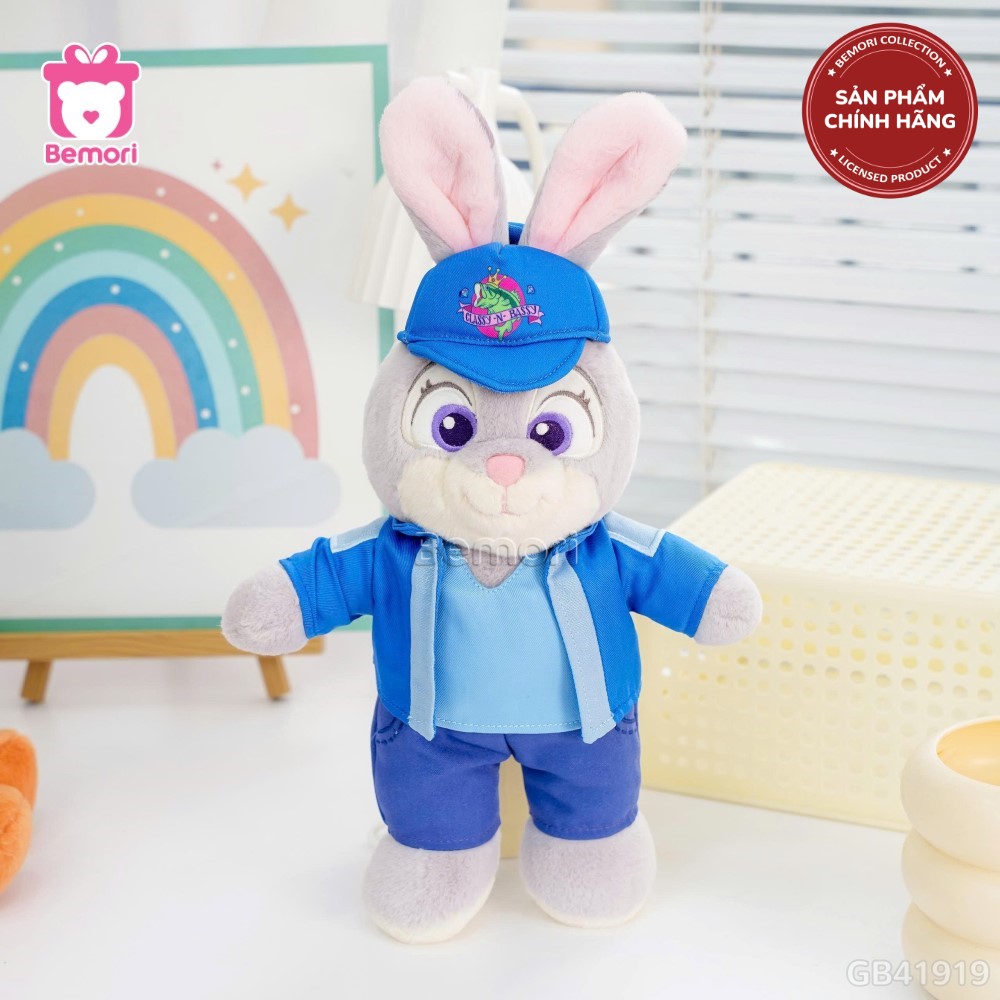 Gấu Bông Zootopia Đứng Đội Mũ Chính Hãng