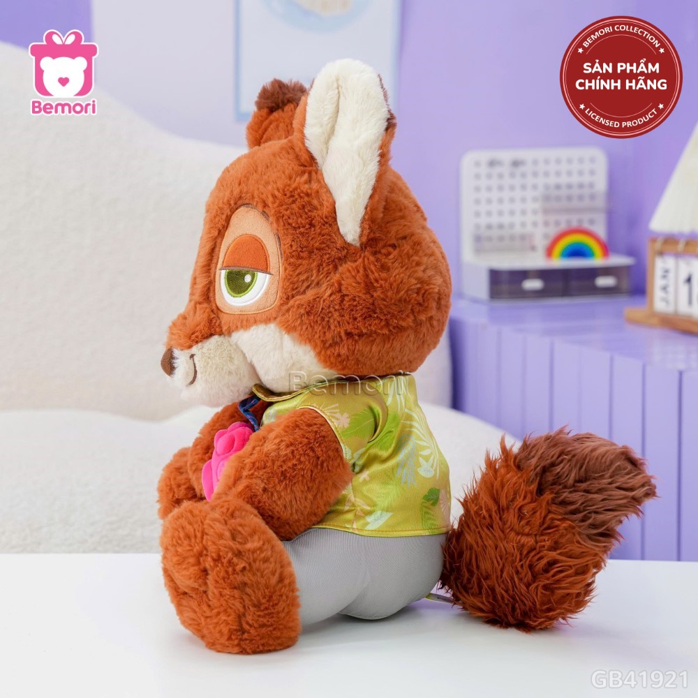 Gấu Bông Zootopia Ngồi Ôm Bánh