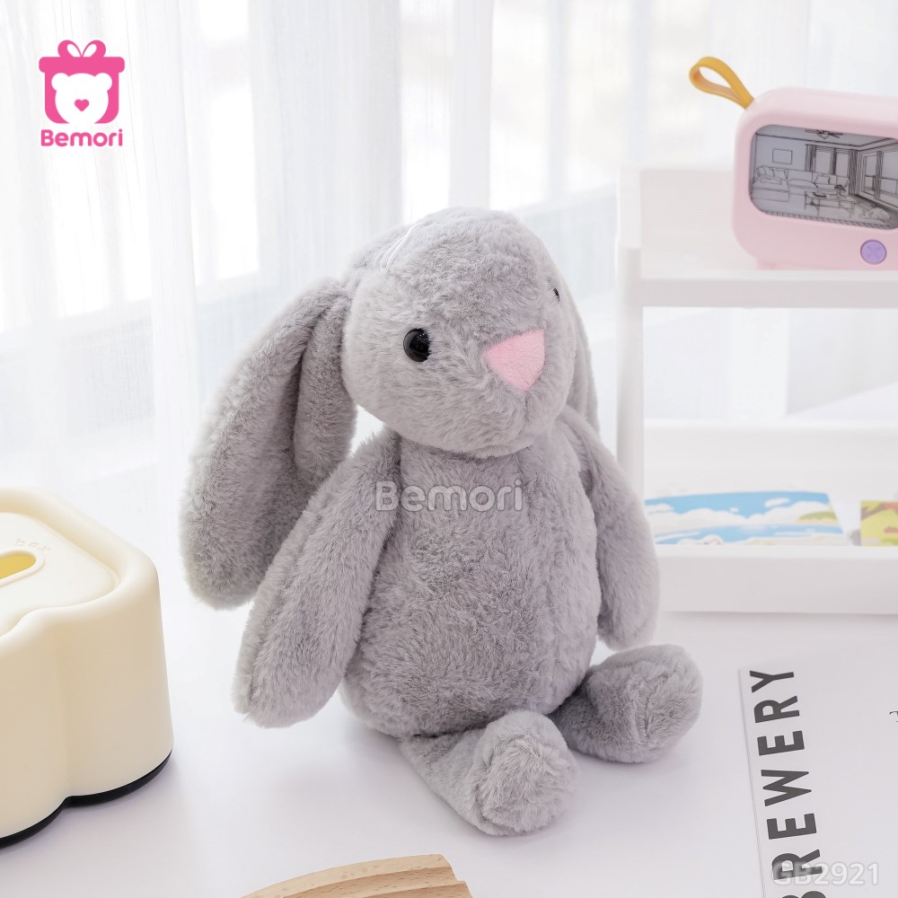 ĐG 30cm Thỏ Bunny Tai Dài – Xám