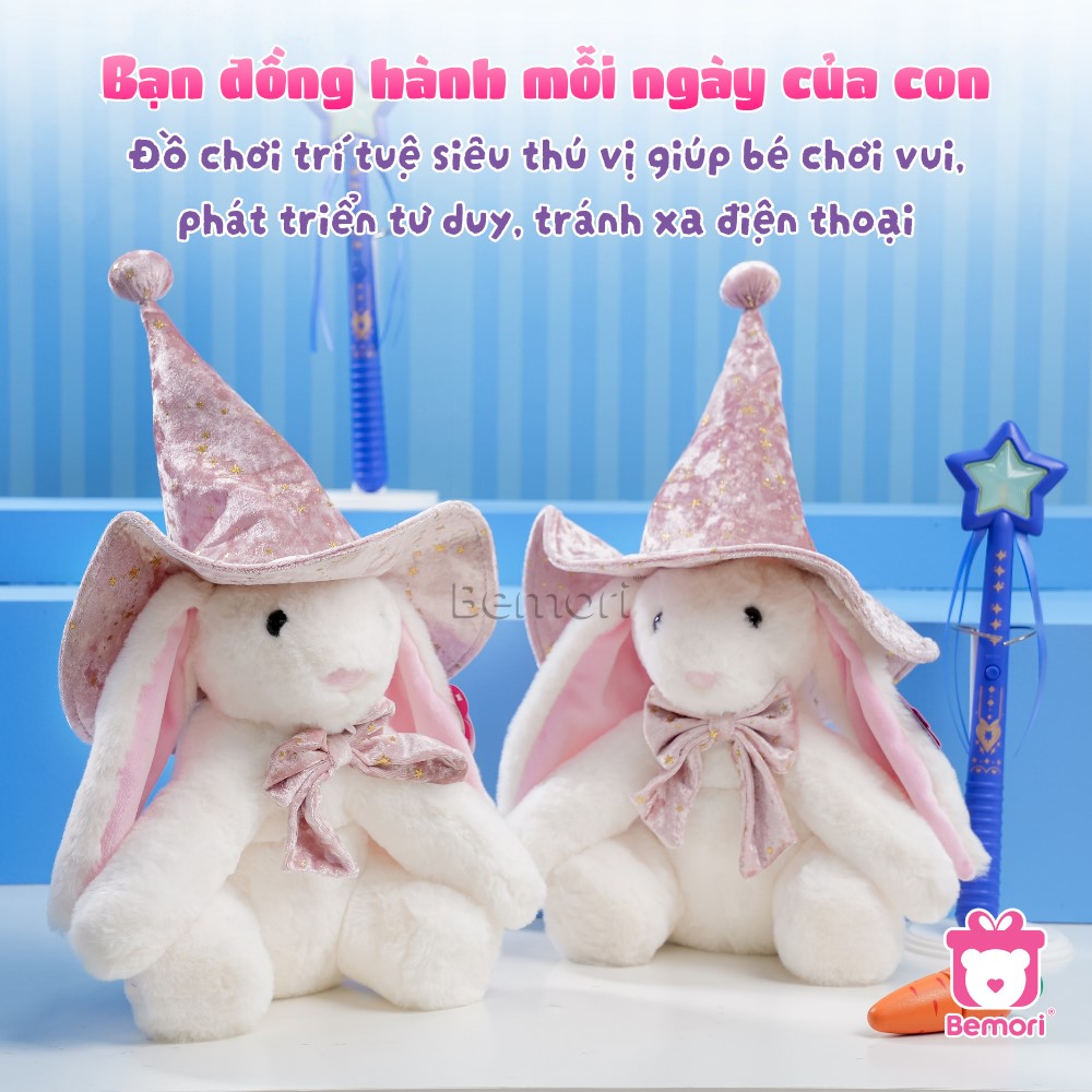 Búp Bê Phép Thuật Thỏ Thần Kỳ giúp bé phát triển tư duy hình ảnh, âm thanh