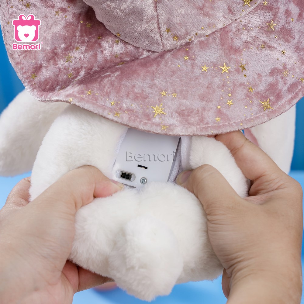 Búp Bê Phép Thuật Thỏ Thần Kỳ sử dụng pin an toàn cho bé
