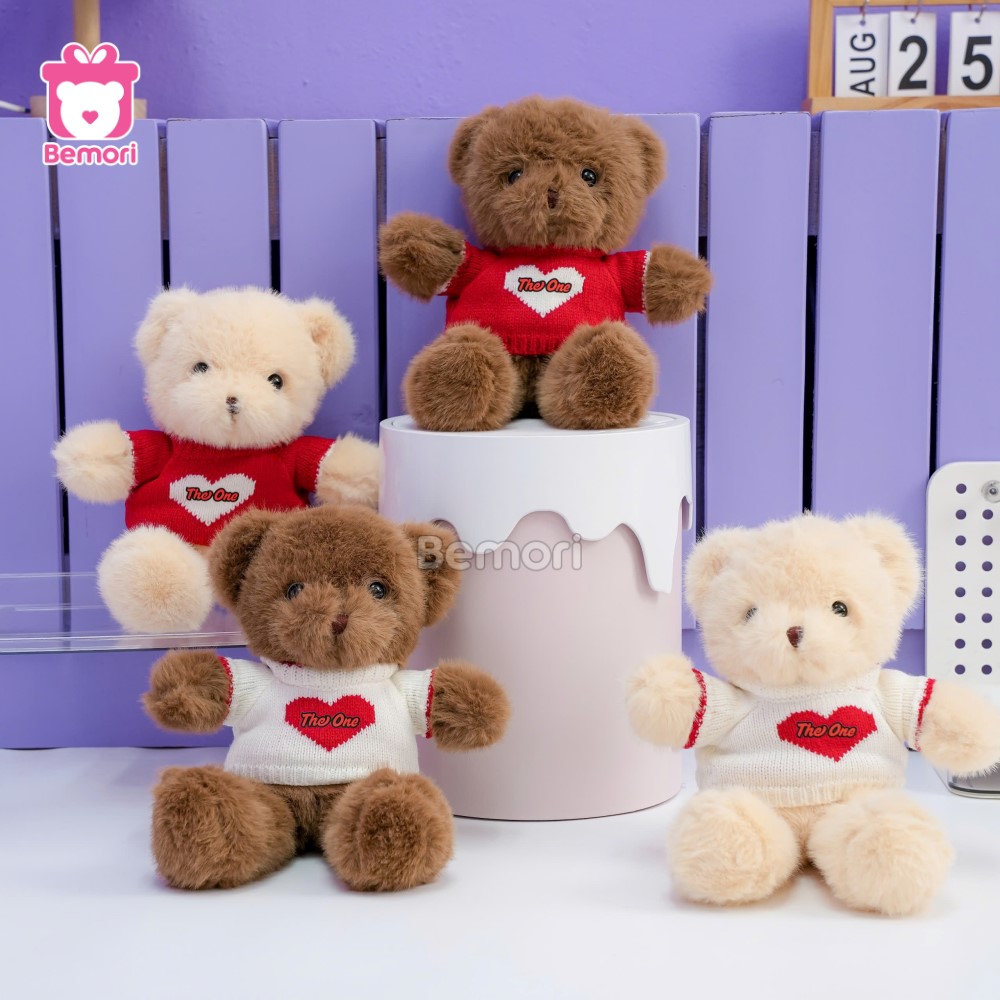 Gấu Bông Áo Len Hình in tên