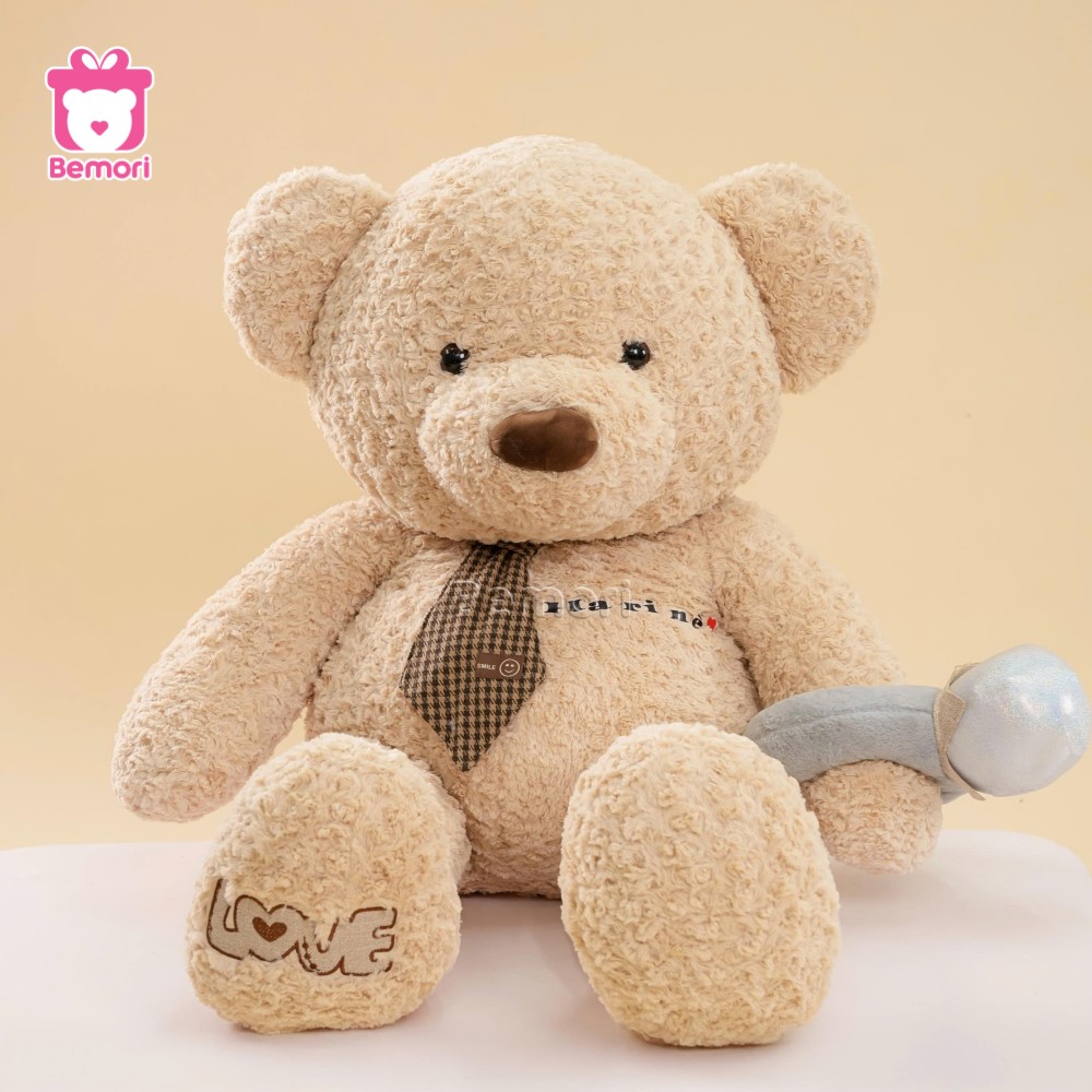 Gấu Bông Teddy Đeo Nhẫn in tên