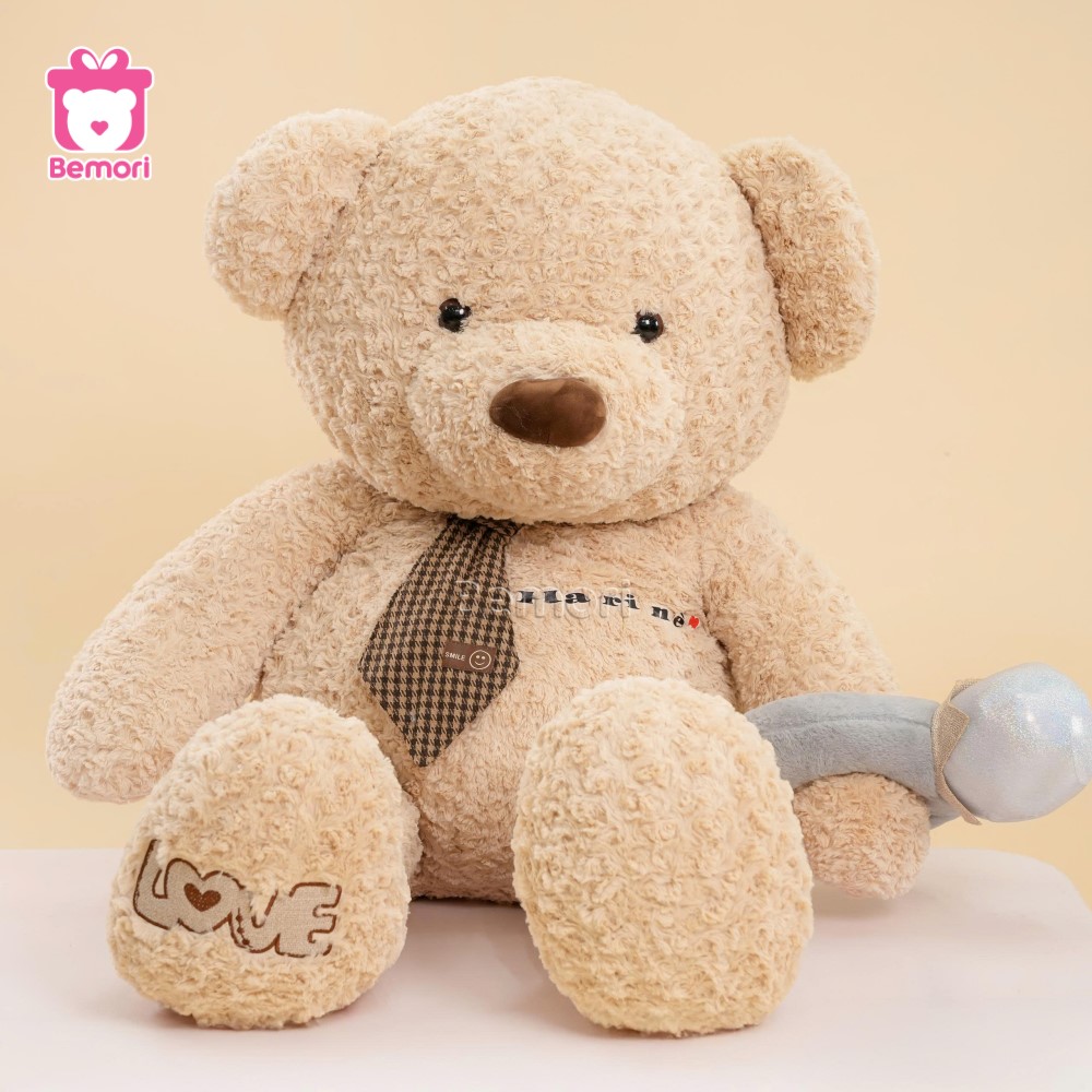 Gấu Bông Teddy Đeo Nhẫn in tên