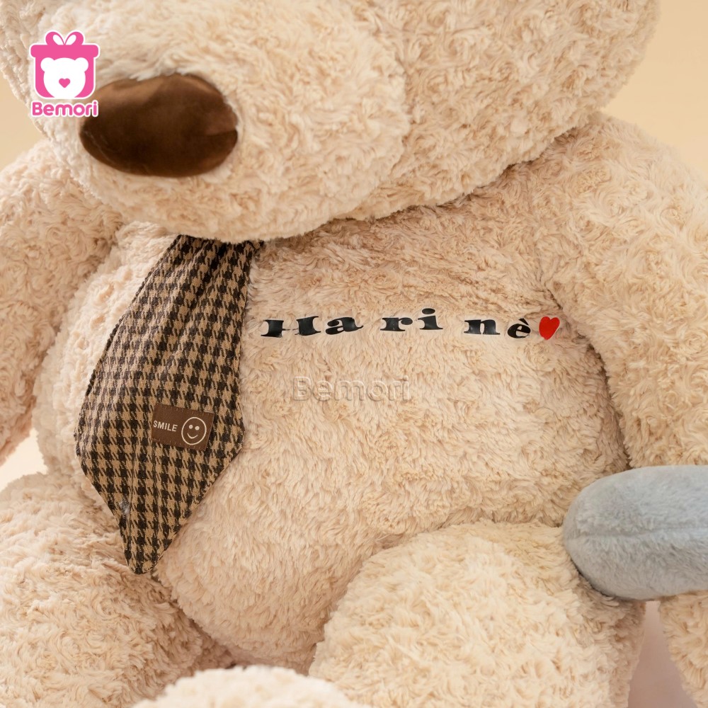Gấu Bông Teddy Đeo Nhẫn in tên
