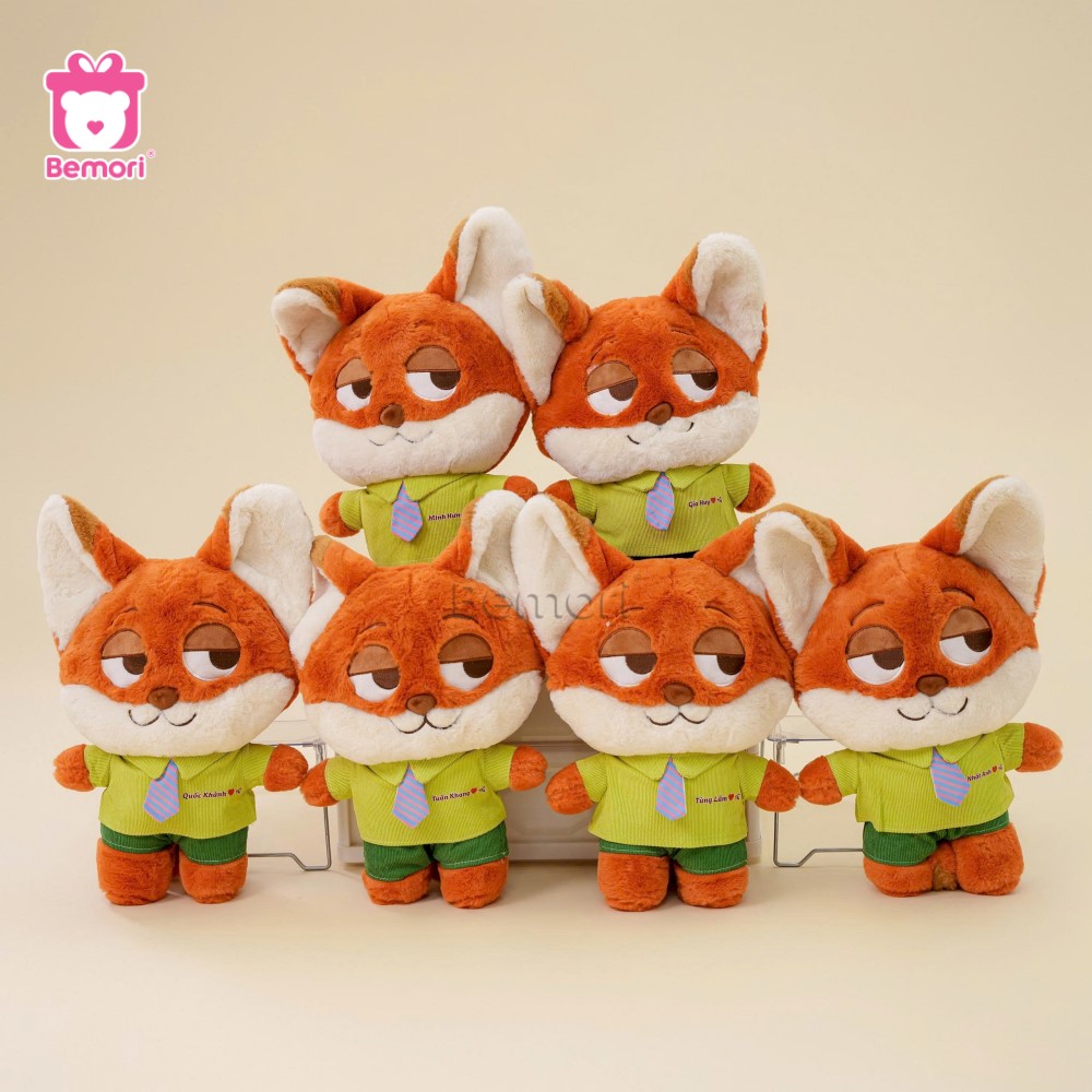 Gấu Bông Zootopia in tên