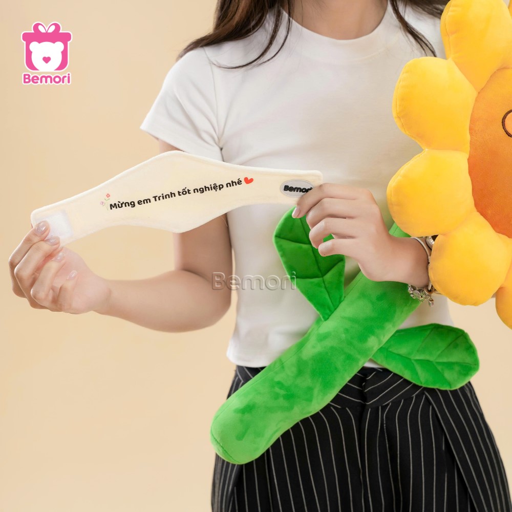 Bó Hoa Hướng Dương Bông in tên