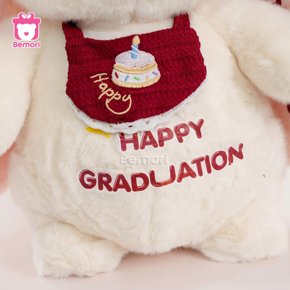 Thú Bông Yếm Happy Đeo Băng Đô in tên