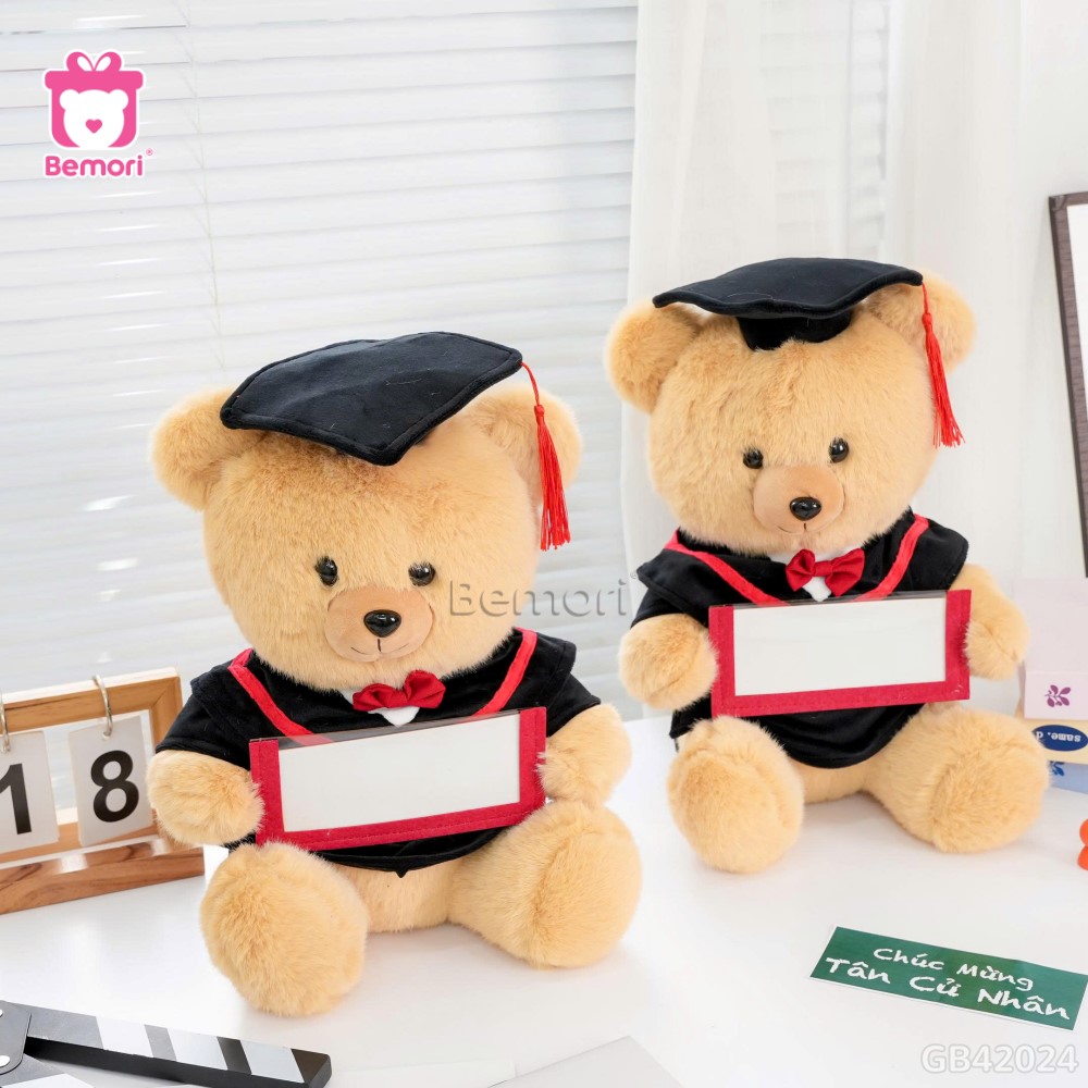 Gấu Bông Tốt Nghiệp Cầm Bảng