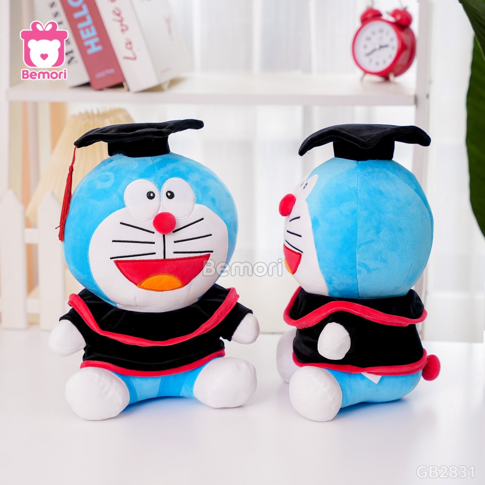 Gấu Bông Tốt Nghiệp Doraemon mềm mại, êm ái